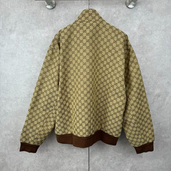 Brown Gucci GG Monogram Track Jacket - Picture 2 of 9